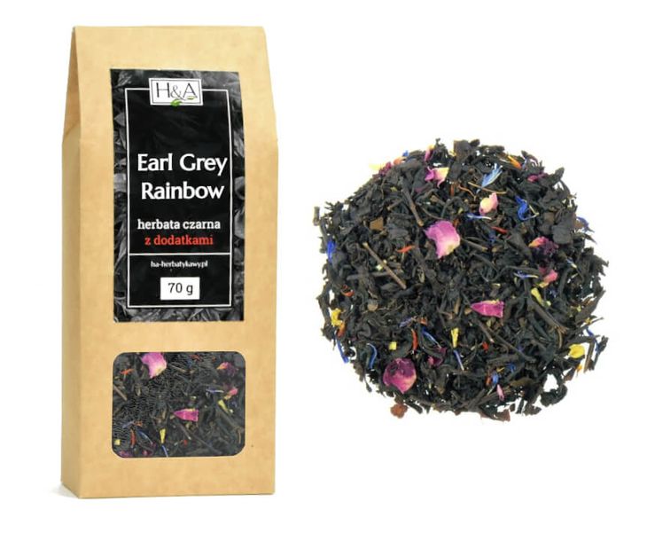 ﻿Herbata czarna z bławatkiem Earl Grey Rainbow - 70g