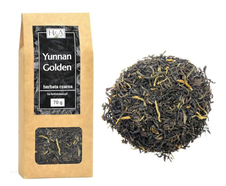 Dobra Herbata czarna liściasta Yunnan Golden - 70g
