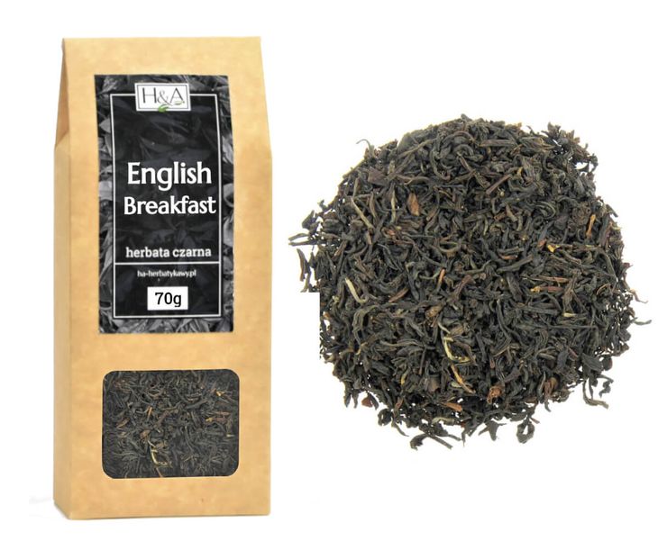﻿Czarna herbata liściasta English Breakfast - 70g