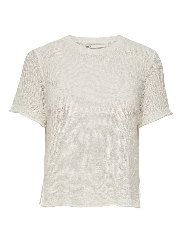ONLY Sweter w kolorze kremowym