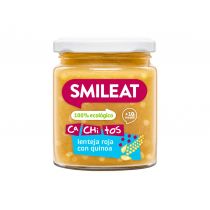 Smileat Słoiczek z ekologicznymi małymi kawałkami soczewicy i komosą ryżową po 10 miesiącu 230 g Bio