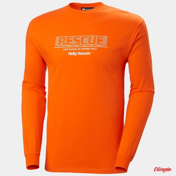 Koszulka męska HELLY HANSEN Yu Long Sleeve - Bright