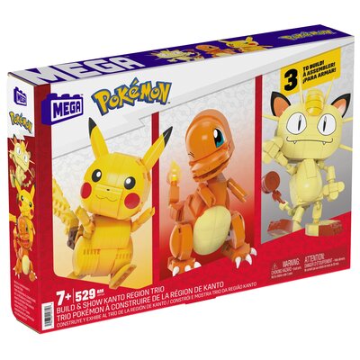 Mega Pokemon - Buduj i eksponuj Trio z Kanto HPF94
