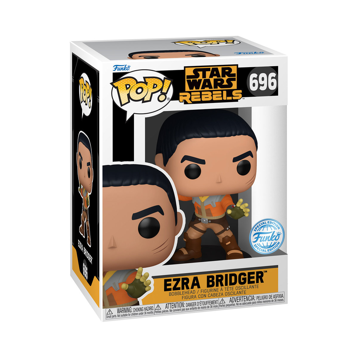 Funko POP!, figurka kolekcjonerska, Star Wars: Rebels- Ezra (GW)