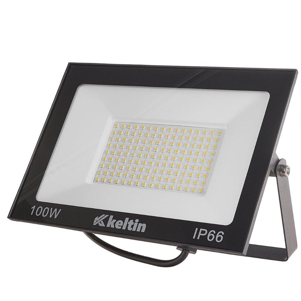 Lampa LED 100W 10000lm 4500K 230V IP66 naświetlacz Keltin K02037 144 SMD