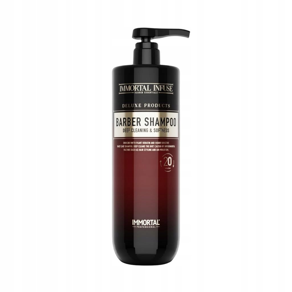 IMMORTAL Szampon do włosów BARBER SHAMPOO - 1000ml