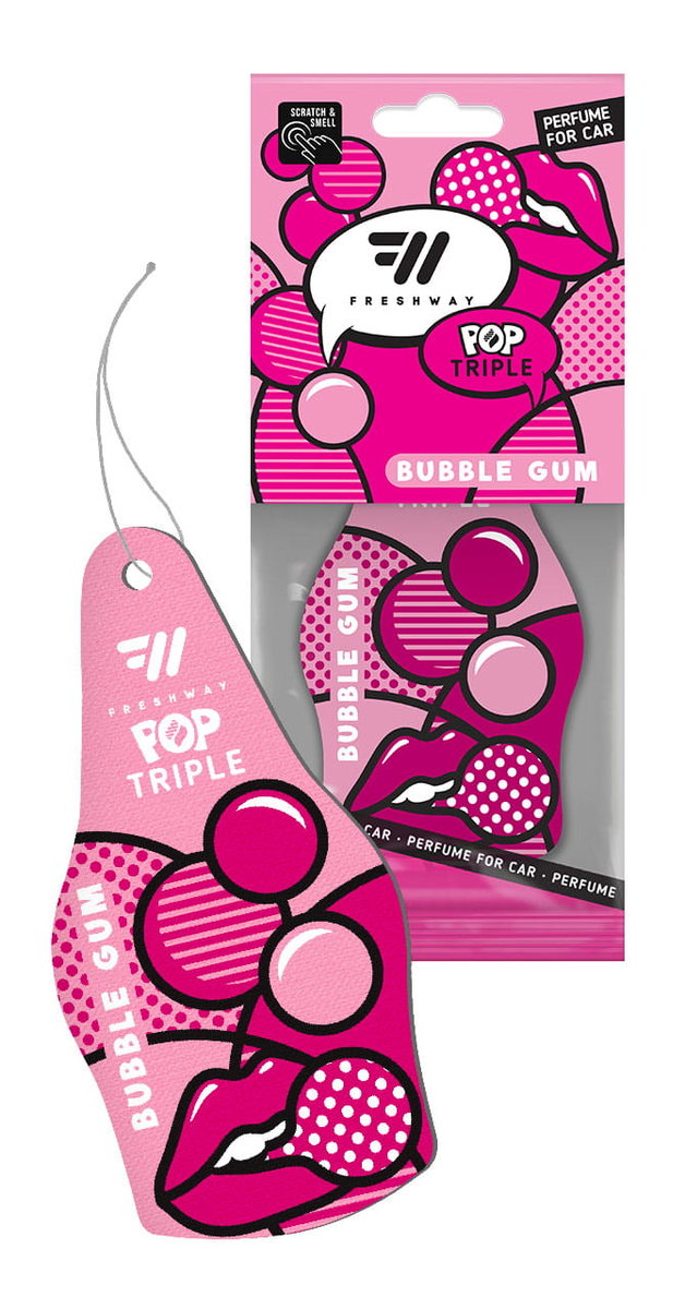 BUBBLE GUM | FRESHWAY Pop Dry Triple - zawieszka XXL