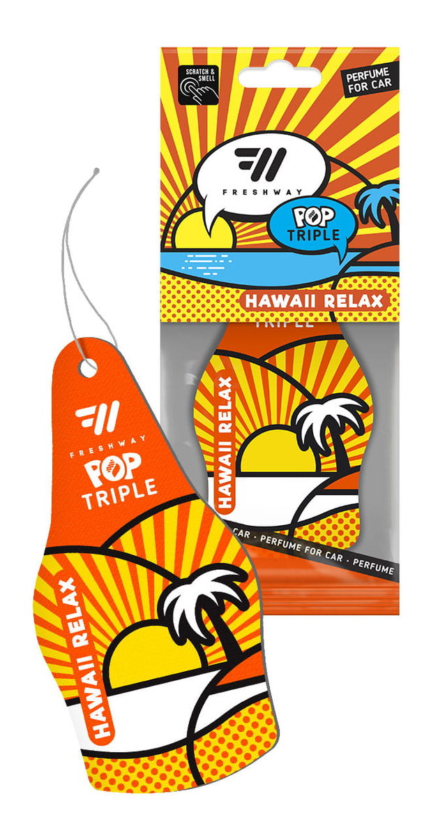 HAWAII RELAX | FRESHWAY Pop Dry Triple - zawieszka XXL
