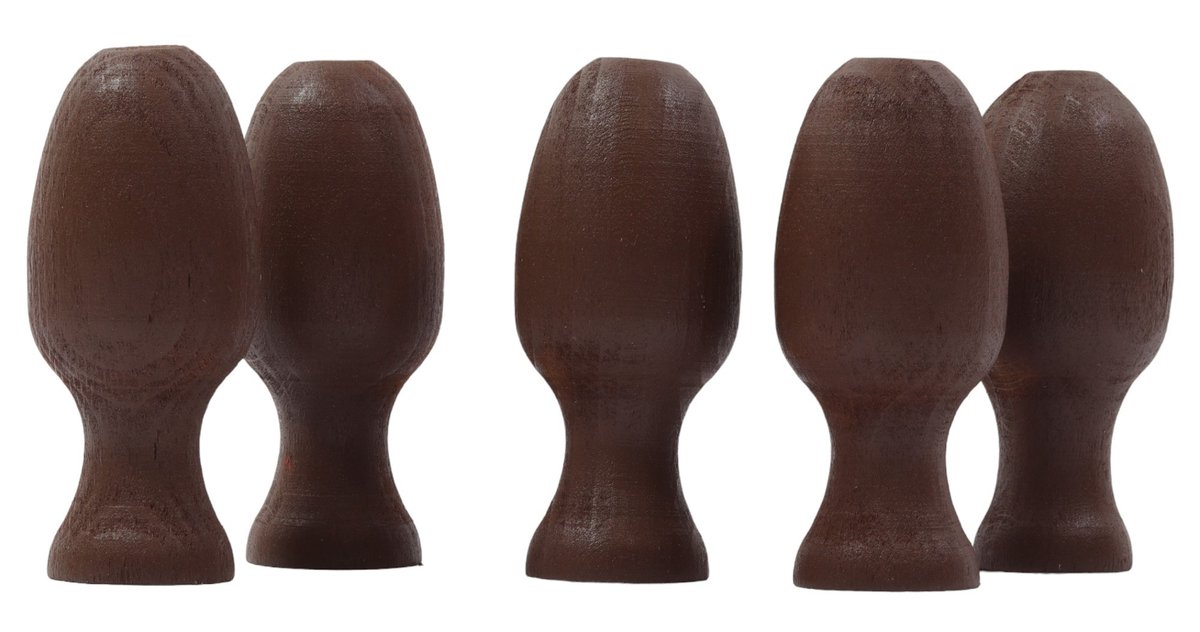 Drzewka drewniane EDUKACYJNE las Montessori zabawka 5 elementów brązowe dla dzieci