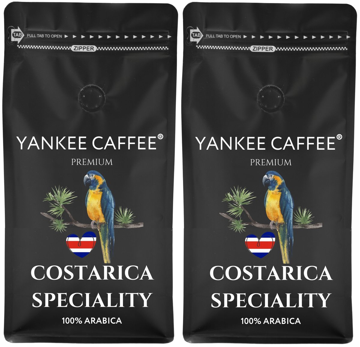 Kawa ziarnista 2kg ARABICA COSTARICA SPECIALITY (2x1kg) wypalana według SCA