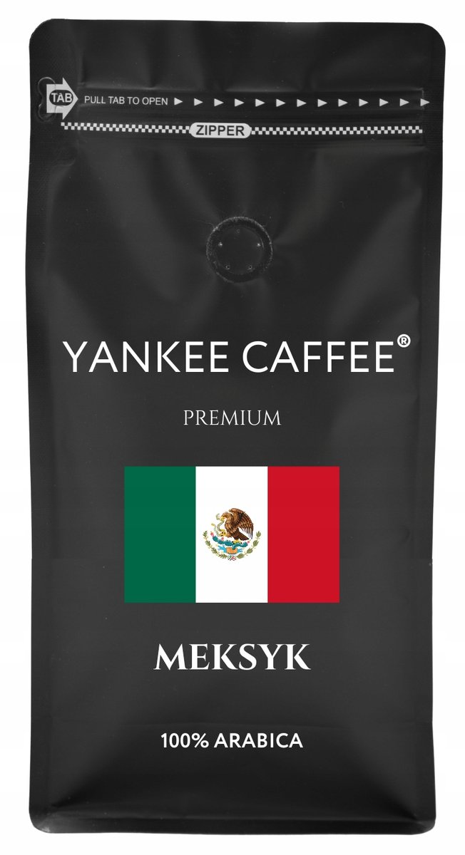Kawa ziarnista 1kg 100% Arabica Arabika świeżo palona Meksyk Do ekspresu
