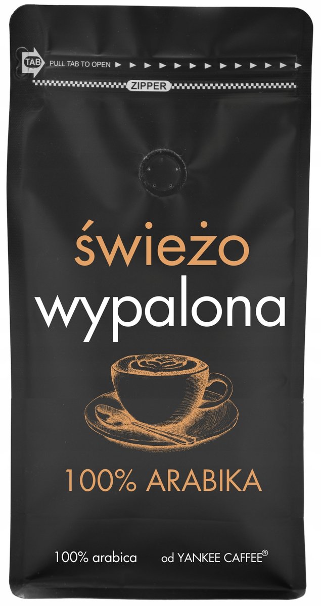 Kawa ziarnista 1kg ŚWIEŻO PALONA 100% ARABICA Do ekspresu i przelewu