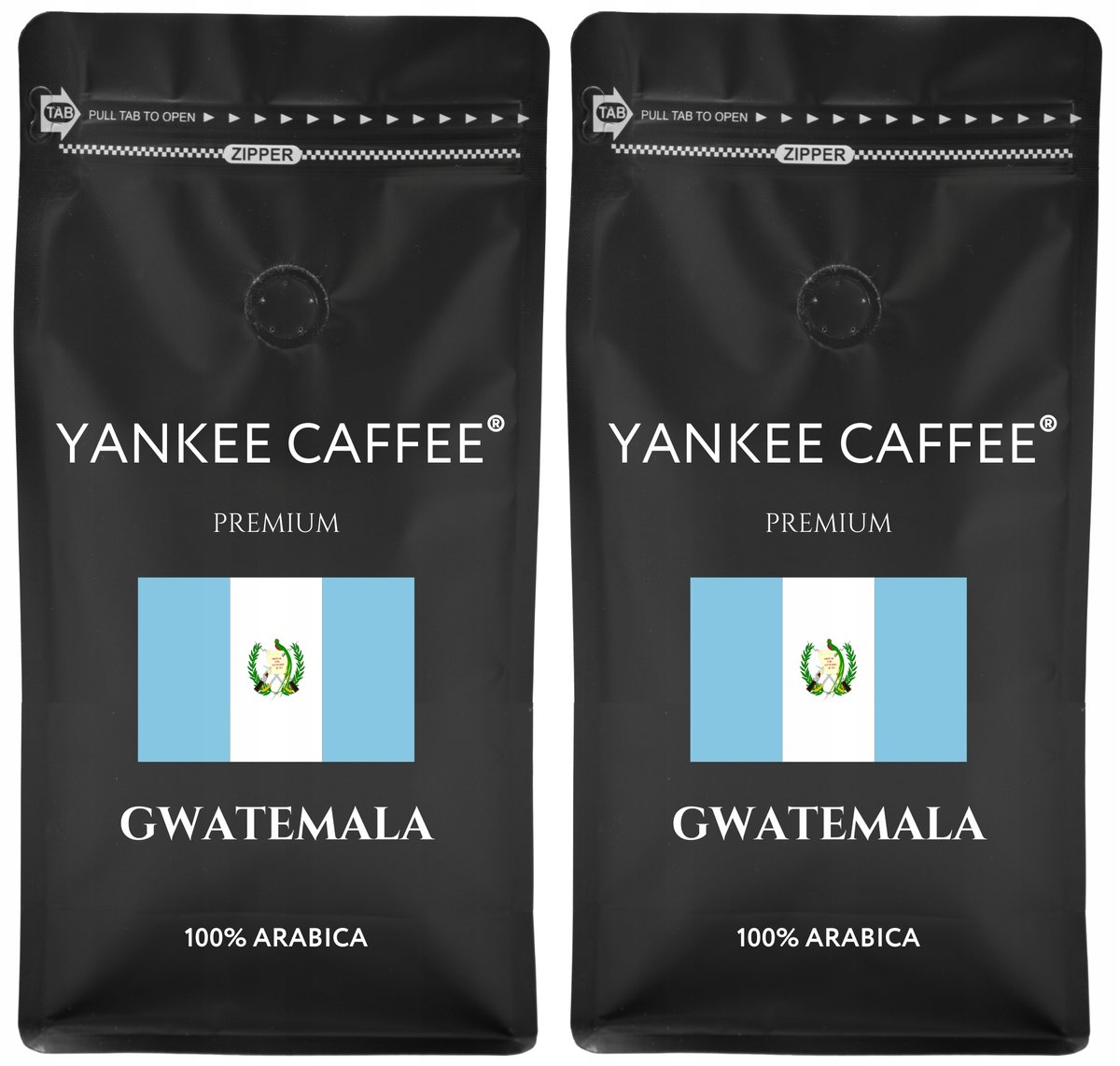 Kawa ziarnista 2kg Arabica świeżo palona z palarni Gwatemala (2x1kg)
