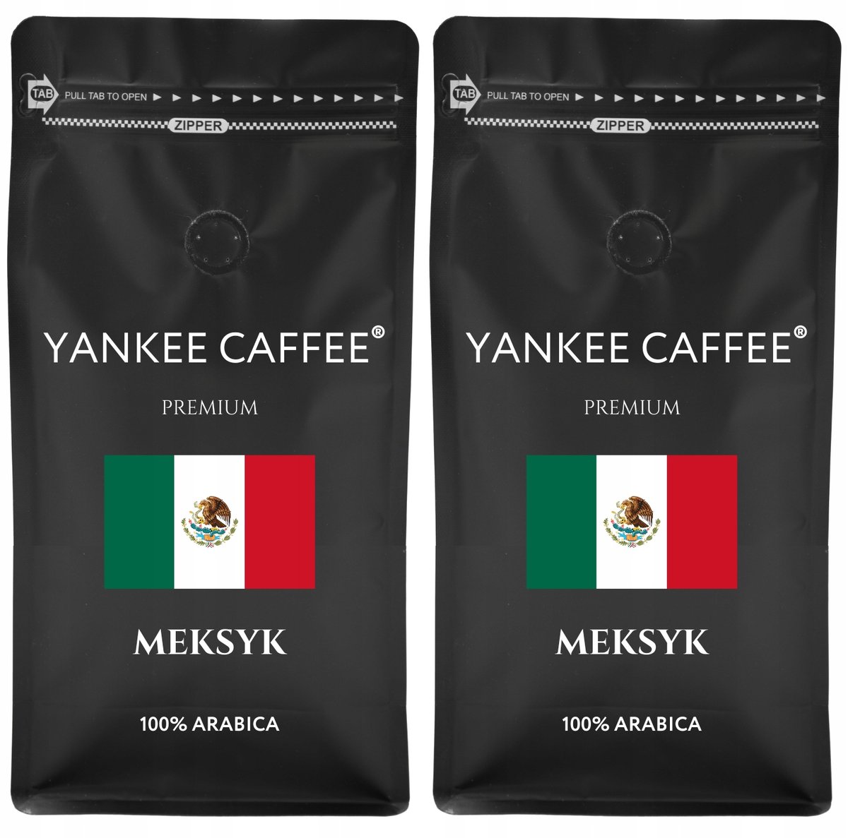 Kawa ziarnista 2kg 100% Arabica świeżo palona Meksyk Do ekspresu (2x1kg)