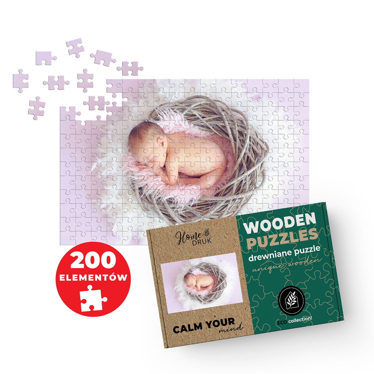 FOTO PUZZLE DREWNIANE  z TWOJEGO ZDJĘCIA  XXL 120cm x 85cm 200 el.