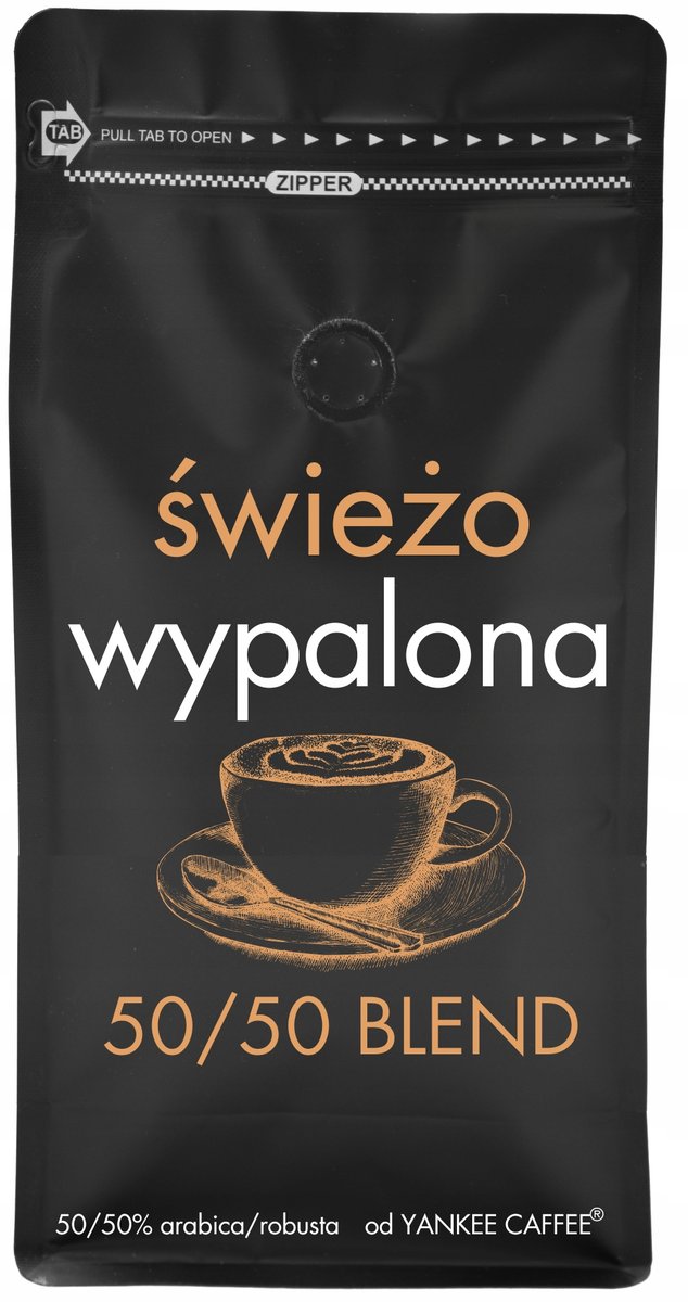Kawa ziarnista 1kg ŚWIEŻO PALONA ARABICA ROBUSTA