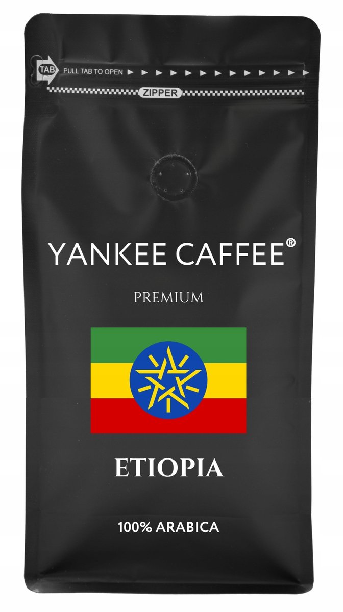Kawa ziarnista 1kg Arabica świeżo palona Etiopia Do ekspresu i przelewu