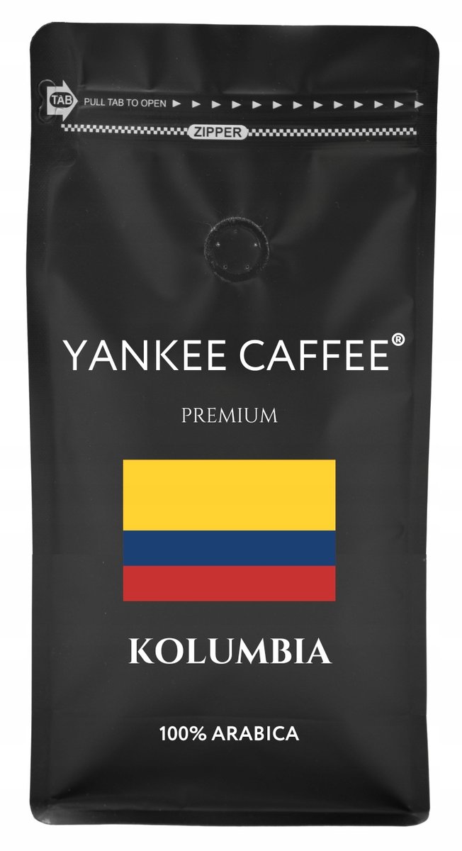 Kawa ziarnista 1kg Arabica świeżo palona Kolumbia