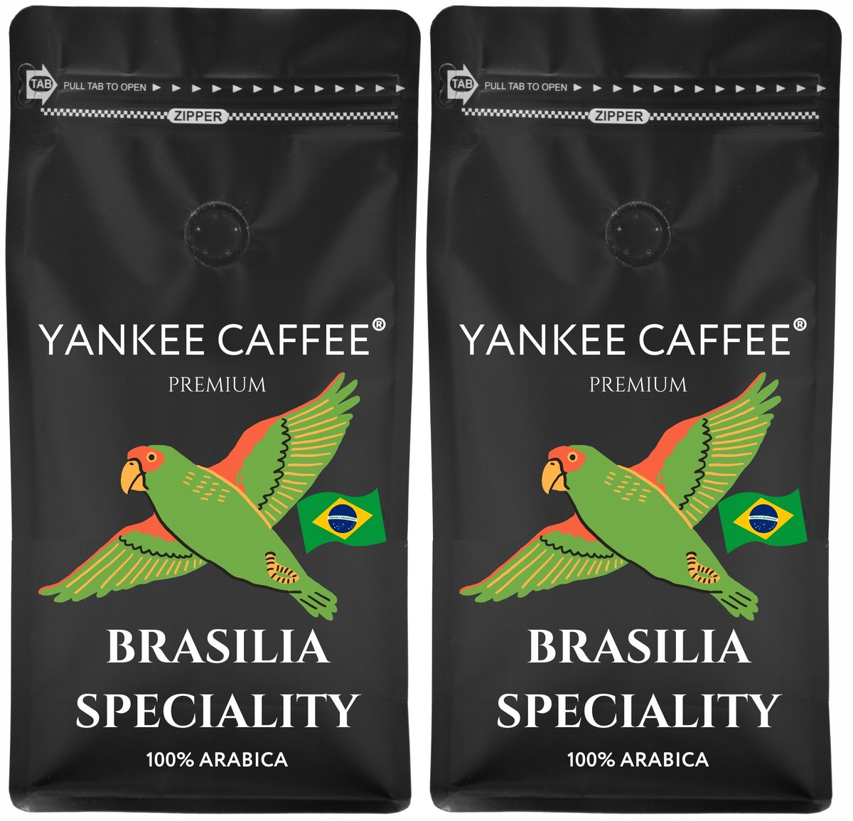 Kawa ziarnista 2kg ARABICA BRAZYLIA SPECIALITY (2x1kg) Wypalana według SCA