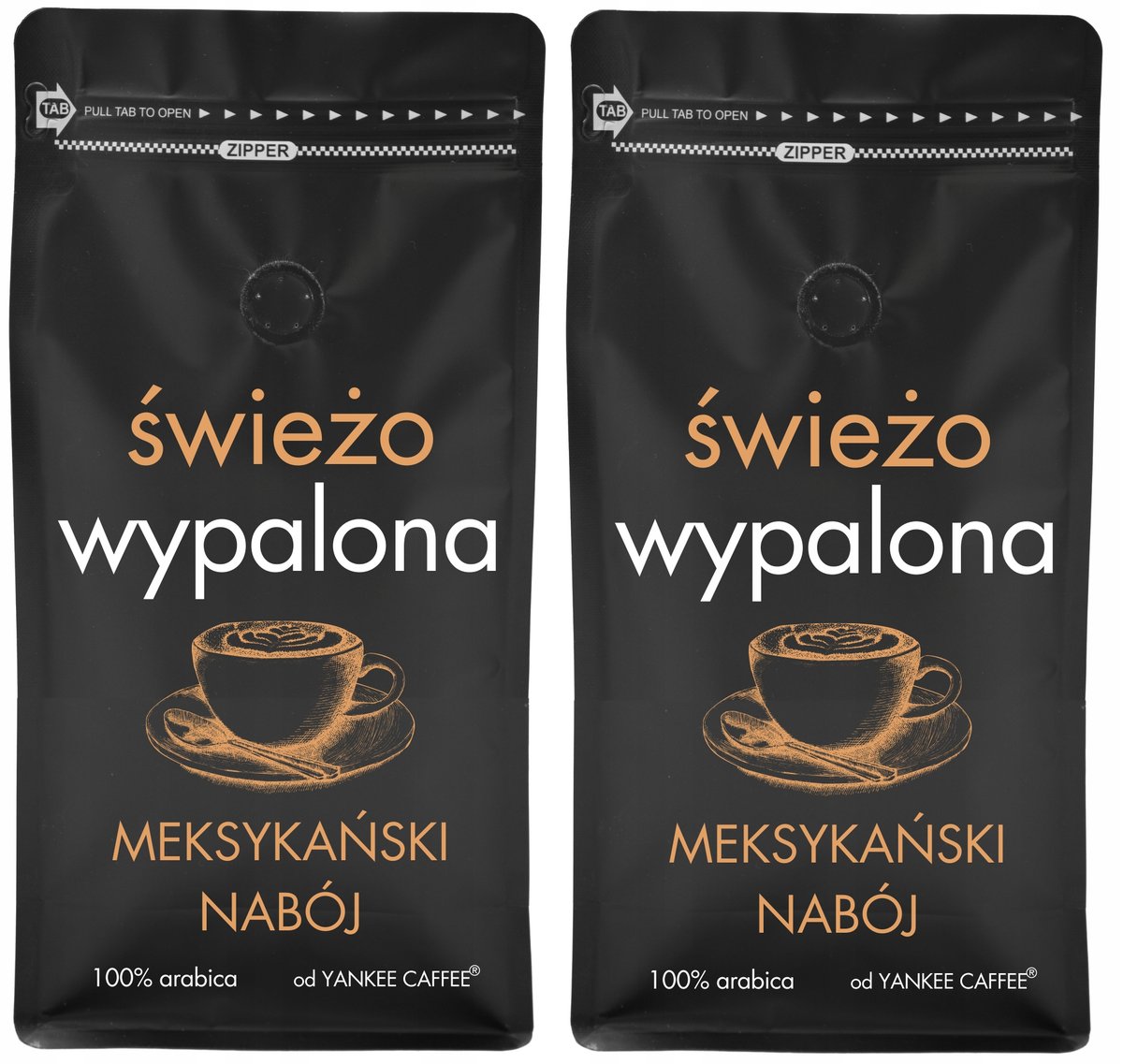 Kawa ziarnista 2kg 100% Arabica ŚWIEŻO PALONA Meksykańska (2x1kg)