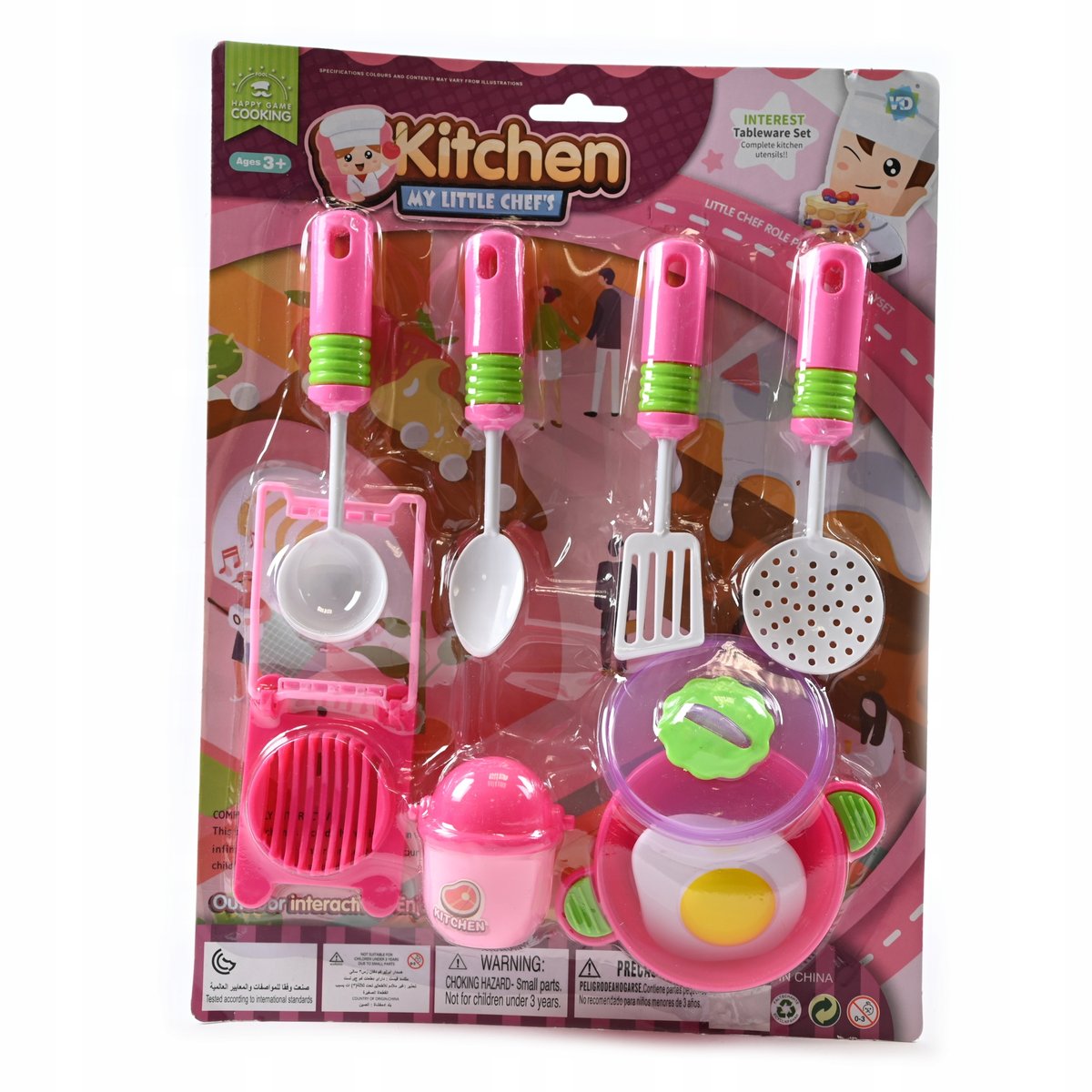 ZESTAW DO KUCHNI AKCESORIA DO GOTOWANIA MINI KUCHNIA