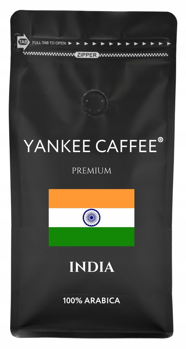 Kawa ziarnista 1kg 100% Arabica Arabika świeżo palona India Do ekspresu