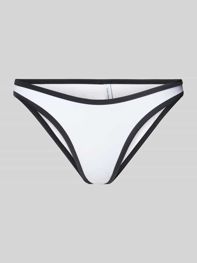 Figi bikini o dwukolorowym designie model ‘CHEEKY’