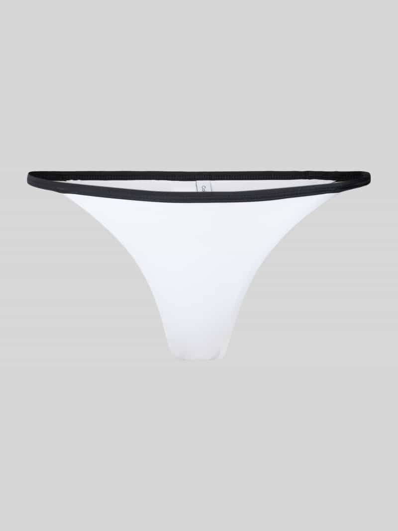 Figi bikini o dwukolorowym designie