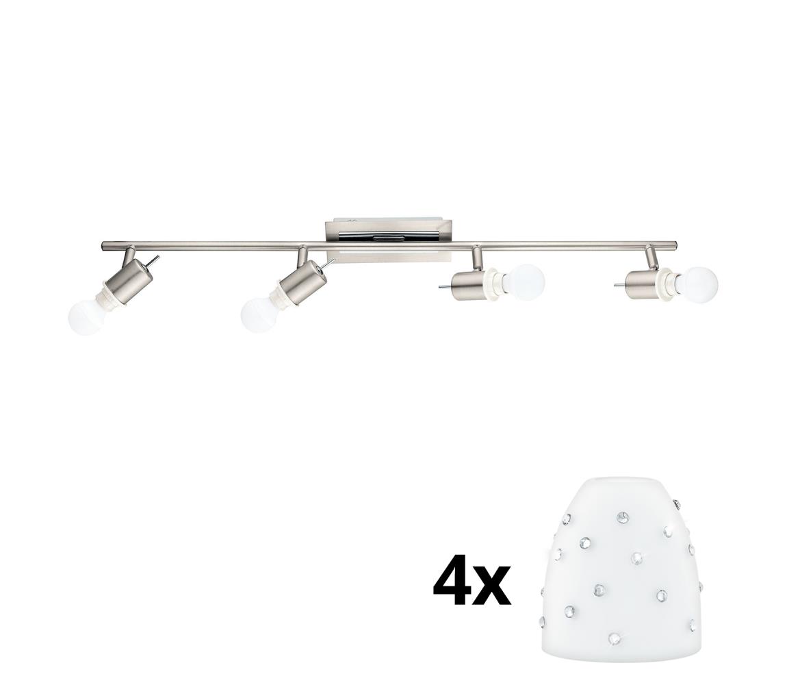 Eglo - LED Oświetlenie punktowe MY CHOICE 4xE14/4W/230V chrom/białe