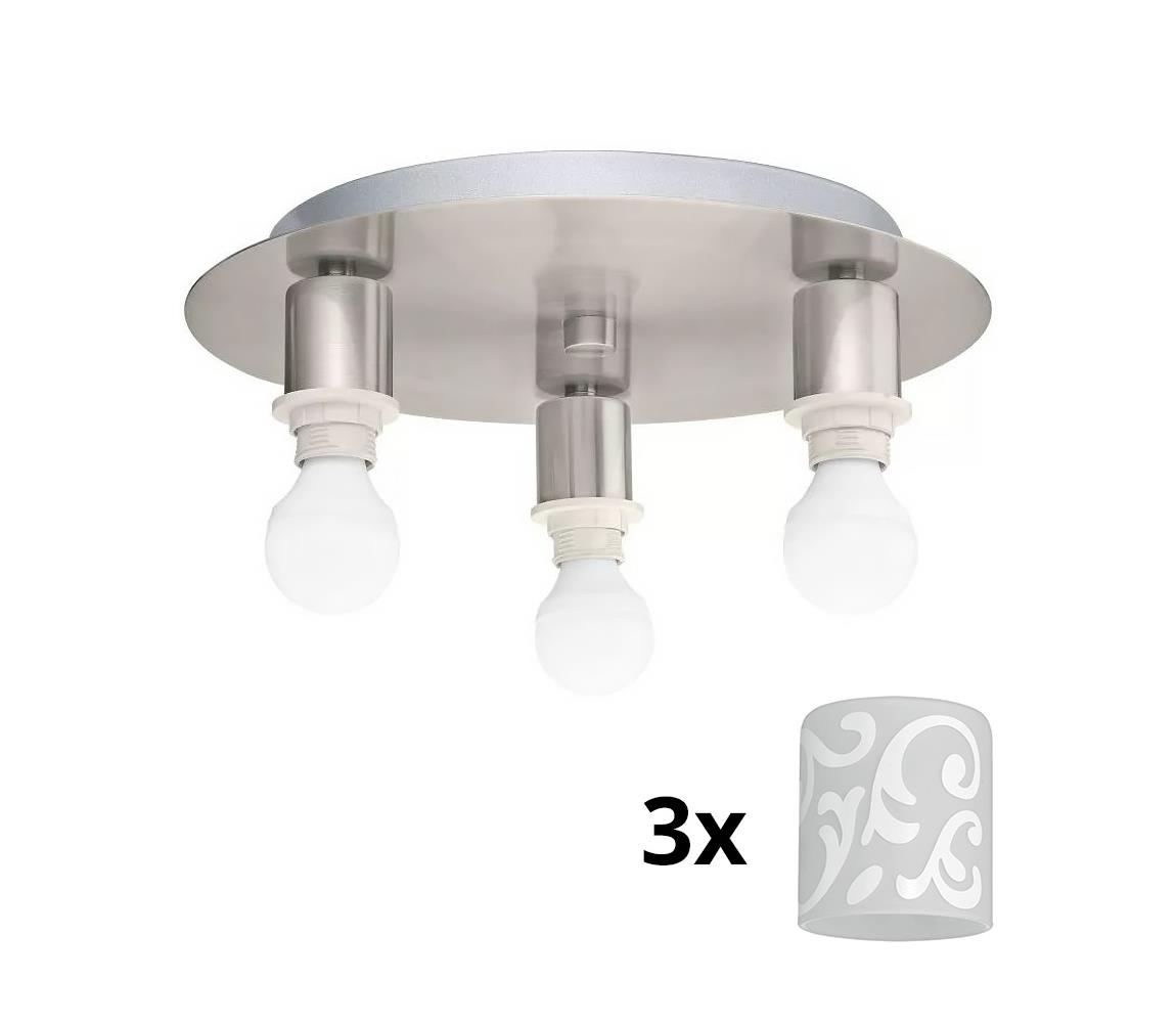 Eglo - LED Plafon MY CHOICE 3xE14/4W/230V chrom/biały