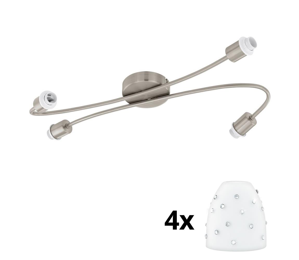 Eglo - LED Oświetlenie punktowe MY CHOICE 4xE14/4W/230V chrom/białe