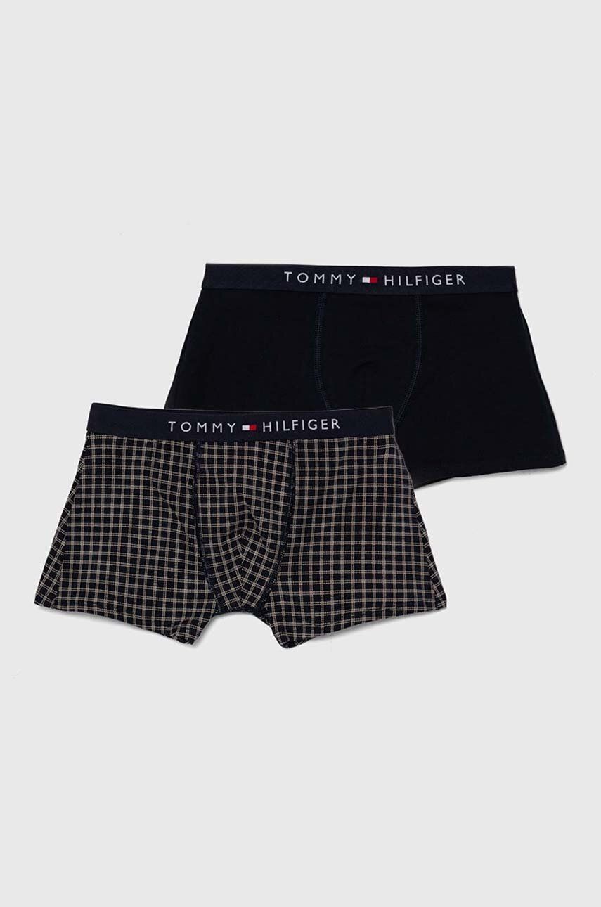 Tommy Hilfiger bokserki dziecięce 2-pack kolor czarny