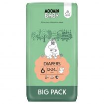 Muumi Baby Moomin Baby, Pieluszki 6 Junior (12-24 kg), Eko Big Pack 51 szt.