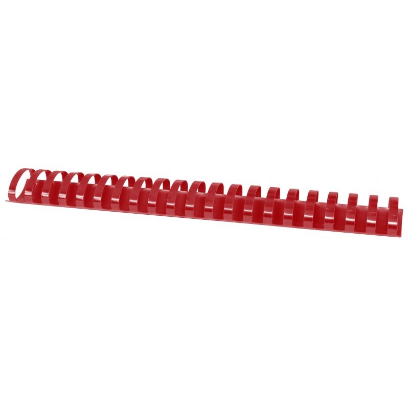 Grzbiety do bindowania OFFICE PRODUCTS 38mm czerwone plastikowe 50szt.
