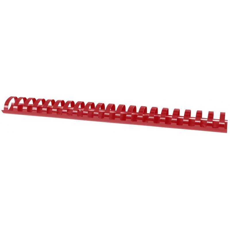 Grzbiety do bindowania OFFICE PRODUCTS 32mm czerwone plastikowe 50szt.