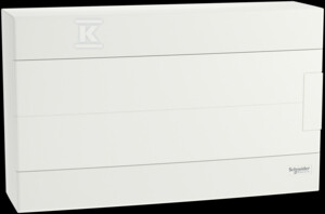 Rozdzielnica natynkowa, Easy9 EU IP40 EZ9EU-1-18-NT-P drzwi białe 1 rząd 18 modułów/rząd