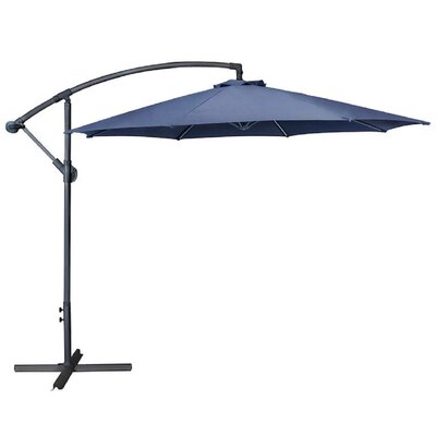 Patio Parasol ogrodowy boczny granatowy 48118