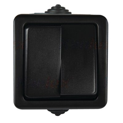 Łącznik świecznikowy czarny IP54 TEKNO Kanlux 27352