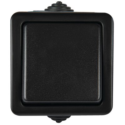 Łącznik schodowy czarny IP54 TEKNO Kanlux 27354