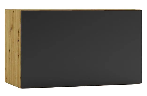 Szafka pod okap 60 cm dąb artisan + czarny R9-Z91