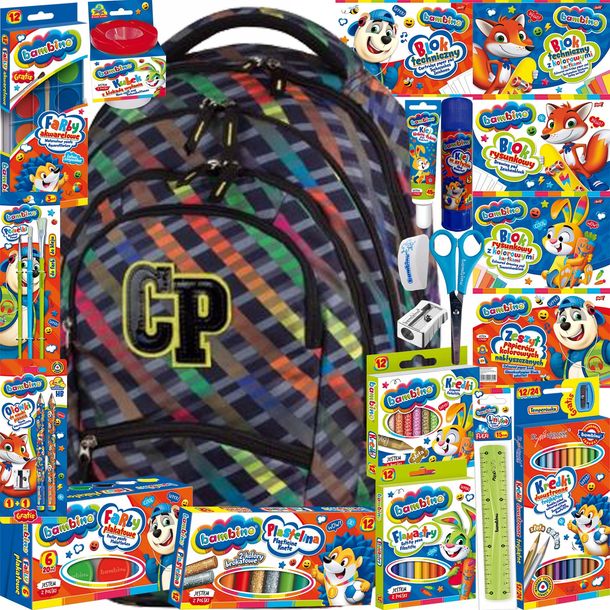 Coolpack Plecak Szkolny College Wyprawka Zestaw Mu
