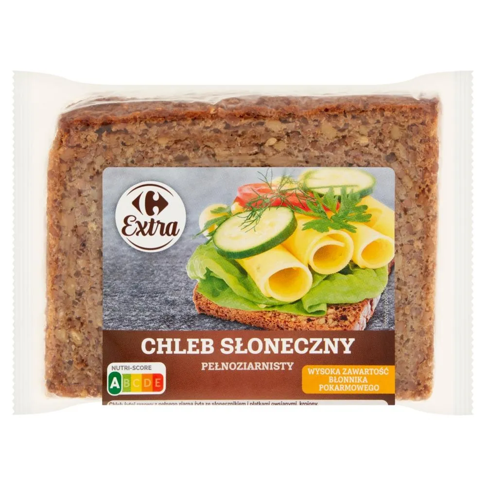 Carrefour Extra Chleb słoneczny pełnoziarnisty 400 g