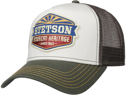 Czapka Trucker New American Heritage by Stetson, szary, One Size Small