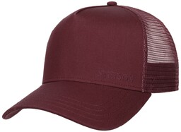 Czapka Classic Cotton Trucker by Stetson, bordowy, One Size Small