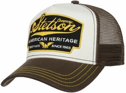 Czapka American Heritage Trucker by Stetson, ciemnobrązowy , One Size Small