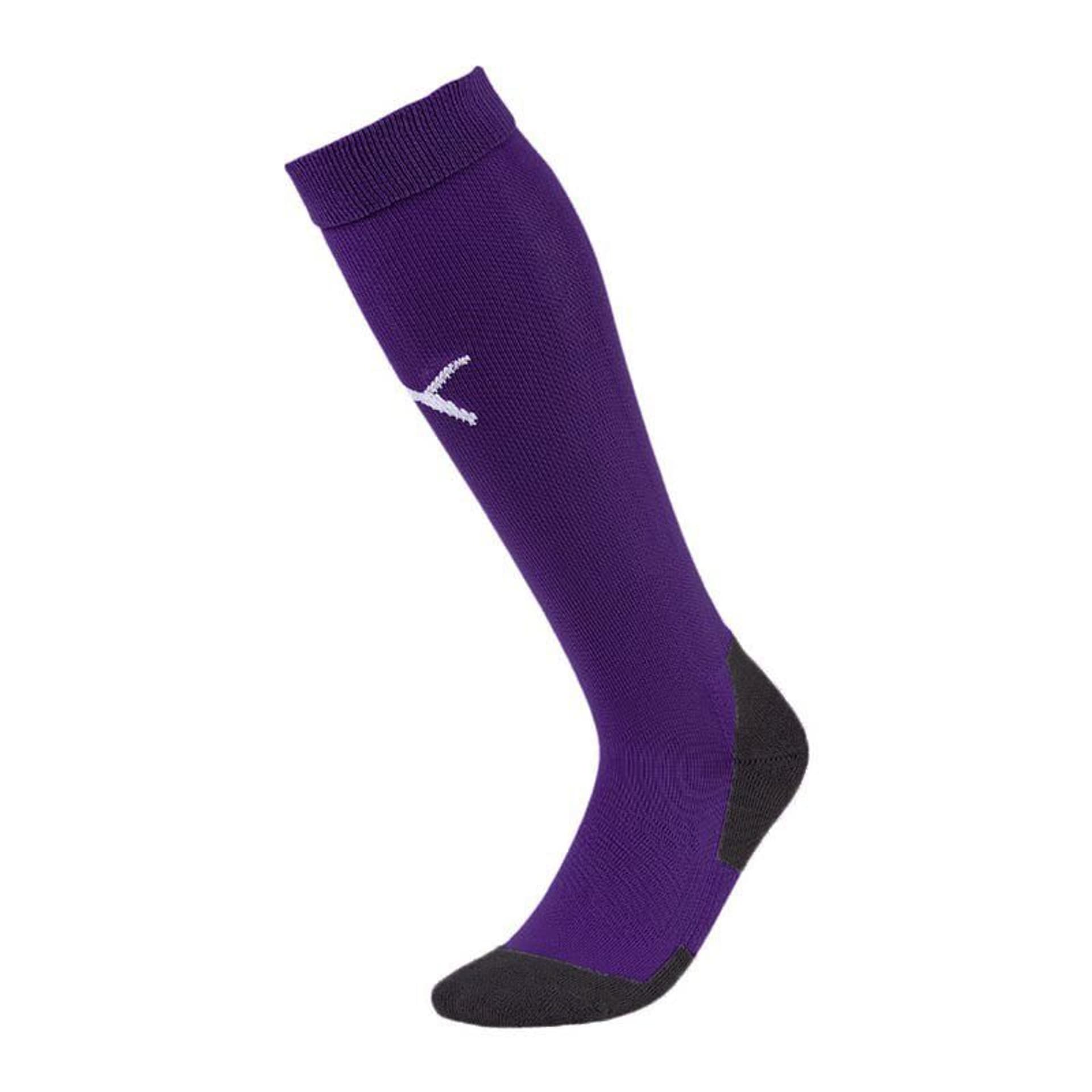 Getry piłkarskie Puma Football LIGA Socks M 703441 (kolor Fioletowy, rozmiar 39 - 42)