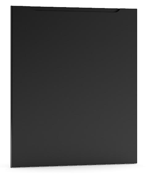 Czarny front zmywarki z panelem ukrytym 60 cm L8-W80