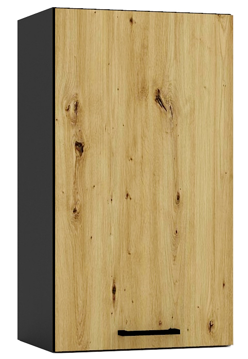 Szafka kuchenna górna 40 cm grafit + dąb artisan H4-K95