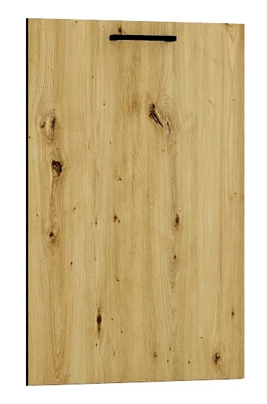 Front zmywarki z panelem ukrytym 45 cm dąb artisan E6-M08