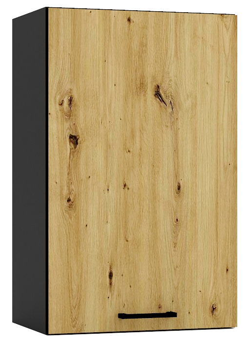 Szafka kuchenna górna 45 cm grafit + dąb artisan S5-H46